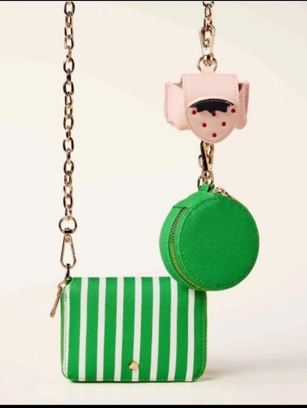 Kate Spade New York X. Stripe Knit Mini Crossbody Bag. - Picture 1 of 3